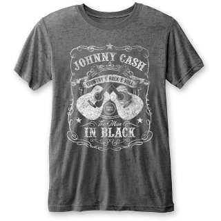 Fashion tričko Johnny Cash - Man in Black (Burn Out)