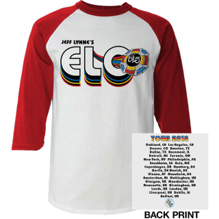 Raglan tričko ELO - 2018 Tour Logo (EX. Tour)