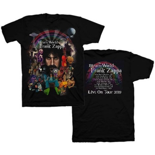 Tričko Frank Zappa - Bizarre World OF… 2019 TOUR (Back Print)