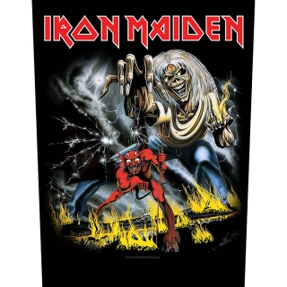 Veľká nášivka Iron Maiden - Number of the Beast