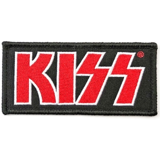 Malá nášivka - Kiss - Red Logo