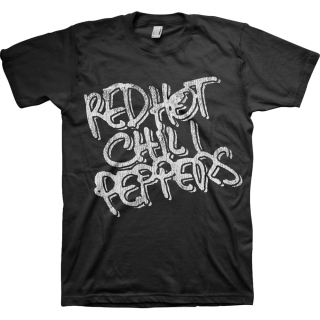 Tričko Red Hot Chili Peppers - Black & White Logo