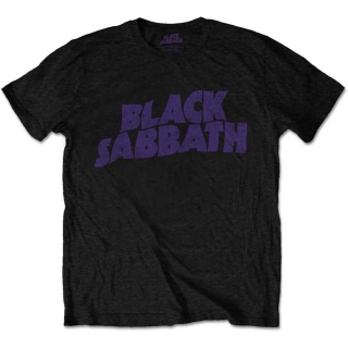 Tričko Black Sabbath -  Wavy Logo Vintage