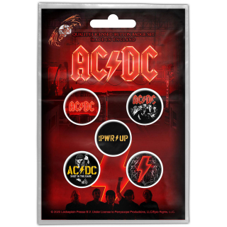 Set odznakov AC/DC - PWR-UP