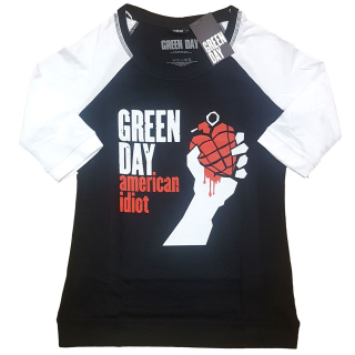Unisex Raglan tričko Green Day - American Idiot
