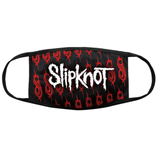 Rúško Slipknot - White Logo & Sigils
