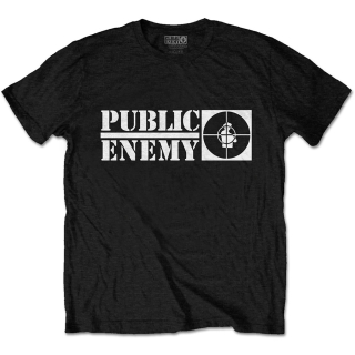Tričko Public Enemy - Crosshairs Logo