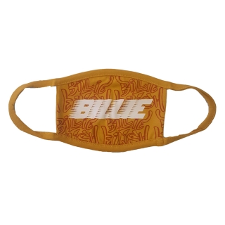 Rúško Billie Eilish - Racer Logo & Graffiti Yellow