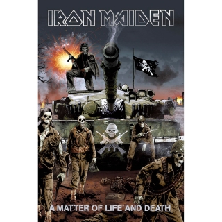 Textilný plagát Iron Maiden - A Matter of Life and Death