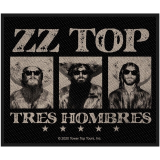 Malá nášivka ZZ Top - Tres Hombres