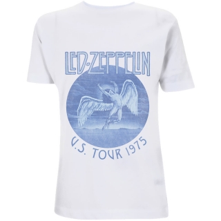 Tričko Led Zeppelin - Tour '75 Blue Wash