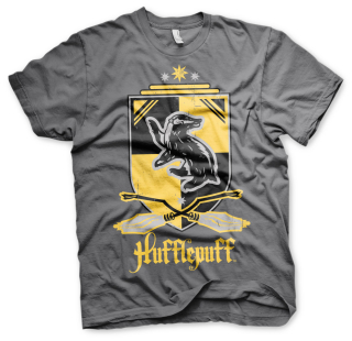 Tričko Harry Potter - Hufflepuff (Šedé)