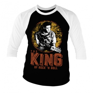 Tričko 3/4 rukáv Elvis Presley - The King Of Rock 'N Roll