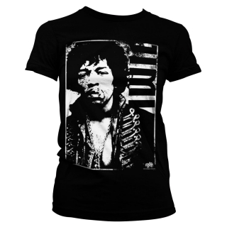 Dámske tričko Jimi Hendrix - Distressed
