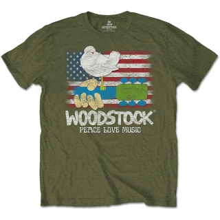 Tričko Woodstock - Flag