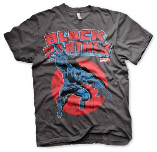 Tričko Marvel Comics - Black Panther (Šedé)