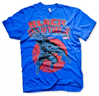 Tričko Marvel Comics - Black Panther (Modré)