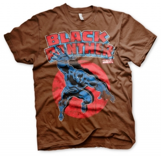 Tričko Marvel Comics - Black Panther (Hnedé)