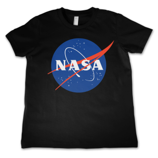 Detské tričko NASA - Insignia (Čierne)