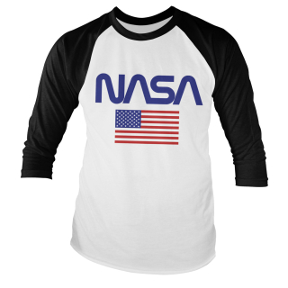 Tričko 3/4 rukáv NASA - Old Glory