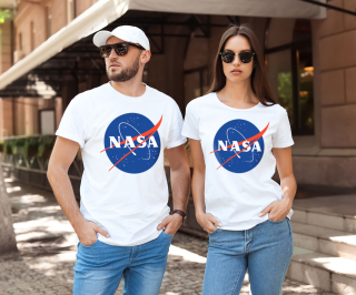 Tričko NASA - Insignia (Biele)