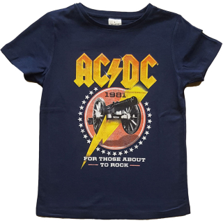 Detské tričko AC/DC - For Those About To Rock  '81