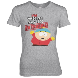 Dámske tričko South Park - I'm White Trash In Trouble