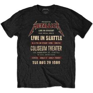 ECO tričko Metallica - Seattle '89