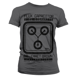 Dámske tričko Back to the Future - Dr Emmet Brown Flux Capacitor
