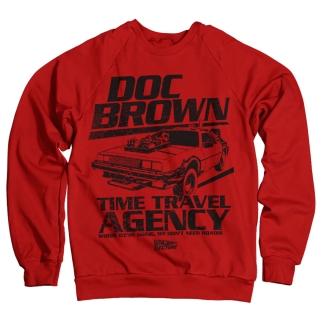 Sweatshirt Back to the Future - Doc Emmet Brown Time Travel Agency