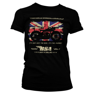 Dámske tričko B.S.A. Motor Cycles - The Journey