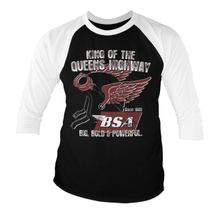 Tričko 3/4 rukáv B.S.A. - King Of The Queens Highway