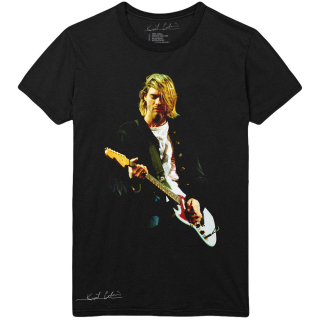 Tričko Kurt Cobain - Guitar Photo Colour