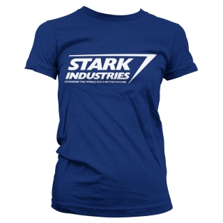 Dámske tričko The Avengers - Stark Industries Logo (Modré)