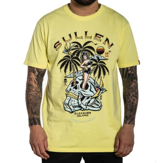 Pánske tričko Sullen - Pleasure Island (Žlté)