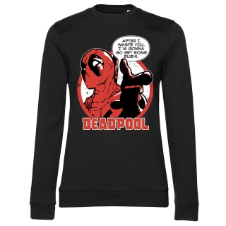 Dámsky sweatshirt Deadpool - Get Some Sushi