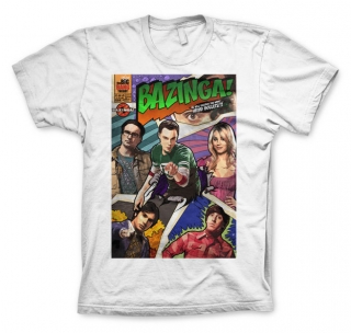 Tričko Big Bang Theory - Bazinga Comic Cover