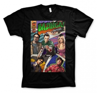 Tričko Big Bang Theory - Bazinga Comic Cover