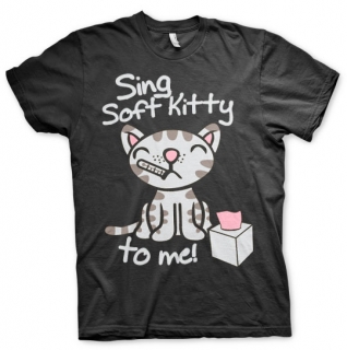 Tričko Big Bang Theory - Sing Soft Kitty To Me