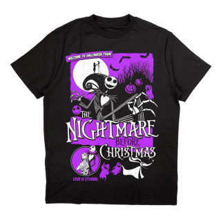 Tričko The Nightmare Before Christmas - Welcome To Halloween Town