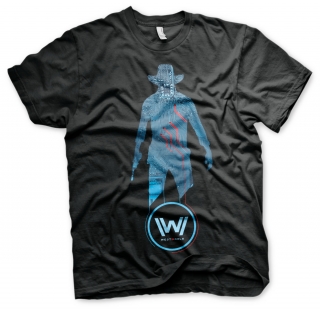 Tričko Westworld - Blue Circuit Cowboy