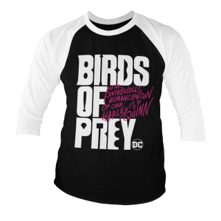 Tričko 3/4 rukáv Birds Of Prey - Logo