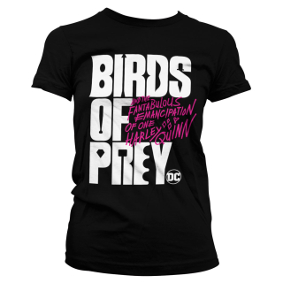 Dámske tričko Birds Of Prey - Logo (Čierne)