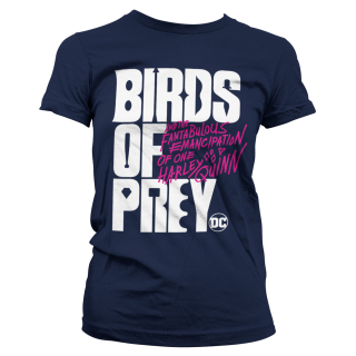 Dámske tričko Birds Of Prey - Logo (Modré)