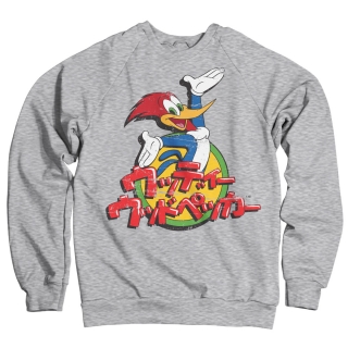Sweatshirt Woody Woodpecker - Washed Japanese Logo