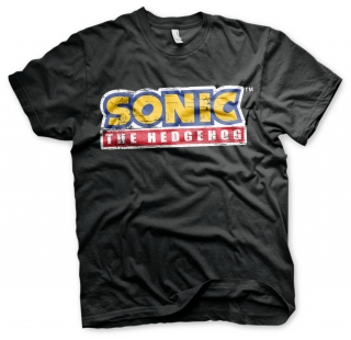 Tričko Sonic The Hedgehog - Cracked Logo