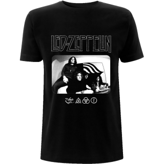 Tričko Led Zeppelin - Icon Logo Photo