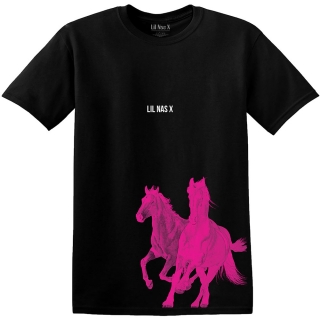 Tričko Lil Nas X - Pink Horses