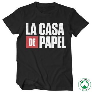 Organické tričko La Casa De Papel - Logo