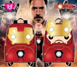 Mini batoh Loungefly - Marvel - Iron Man - Light-Up